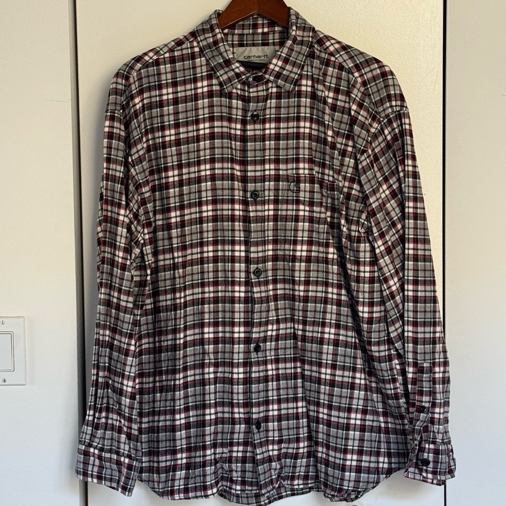 Carhartt WIP Plaid Shirt - Black, Red, White